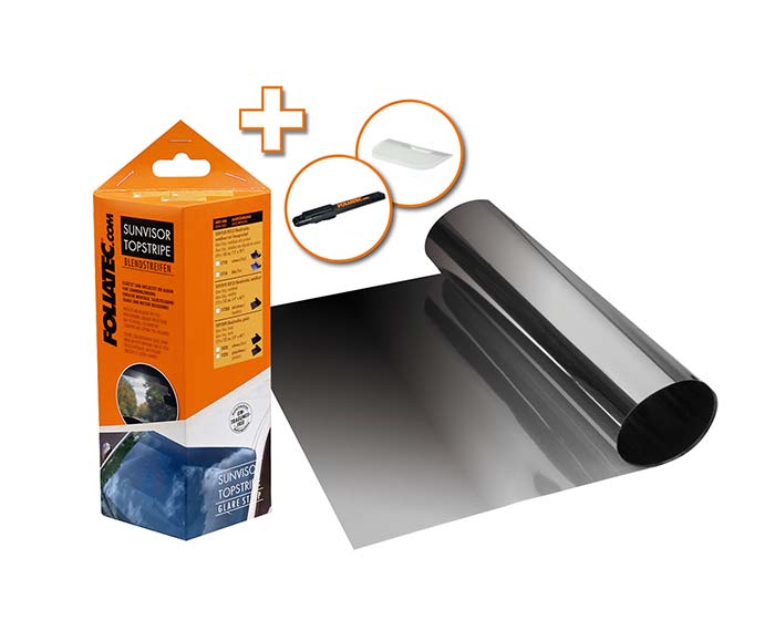 SUNVISOR REFLEX Glare Strip, svart