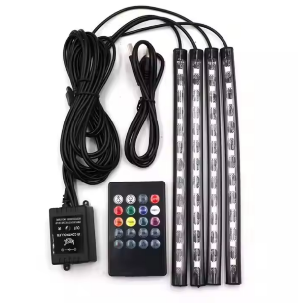 Fotbelysning RGB LED-lister med USB