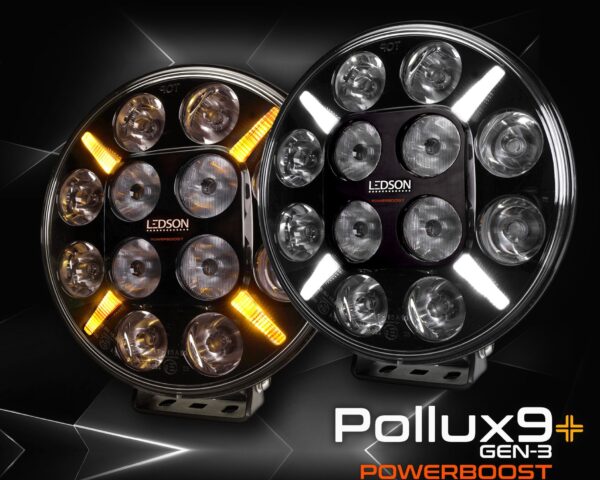 Pollux9+ Gen3 LED Extraljus 9ˮ (Drive) 120W Powerboost - Bild 2