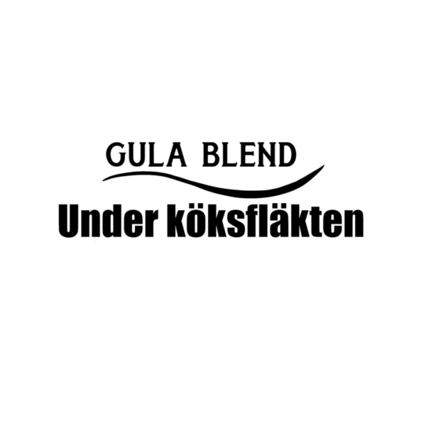 Gula blend under köksfläkten Dekal