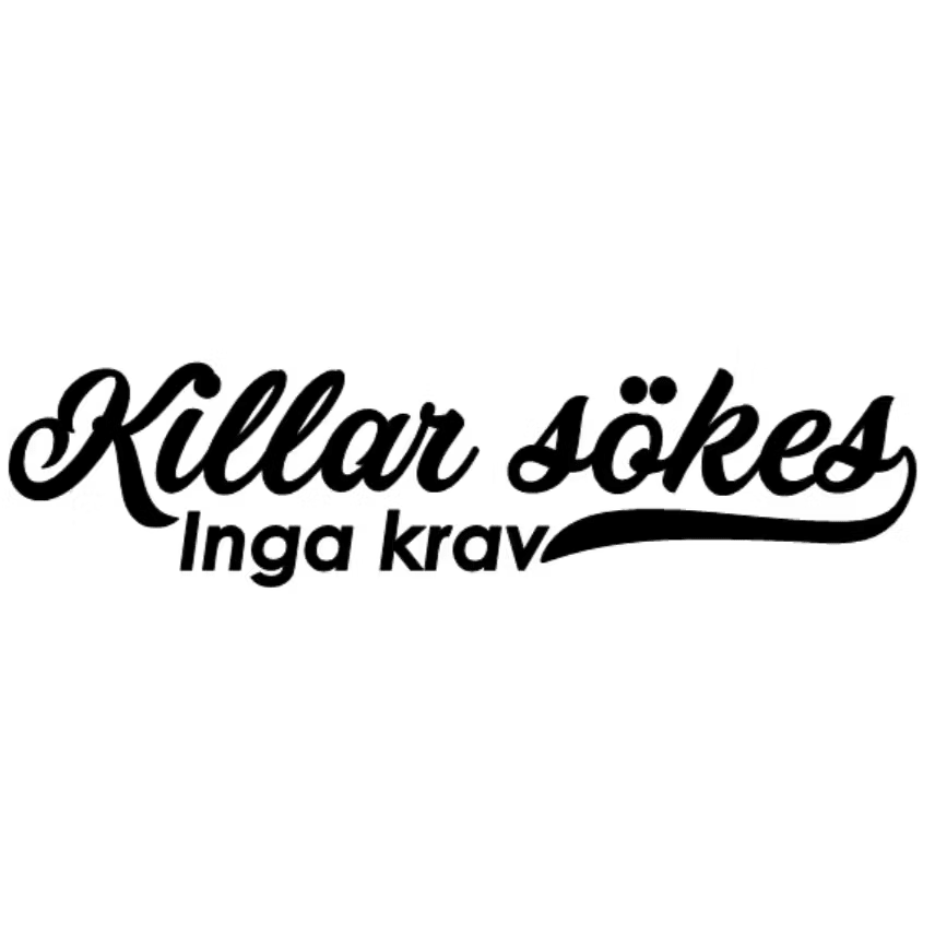 Brudar sökes Inga krav Dekal - 20cm, Guld