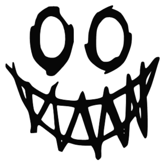 Smile Elak Dekal - 20cm, Röd