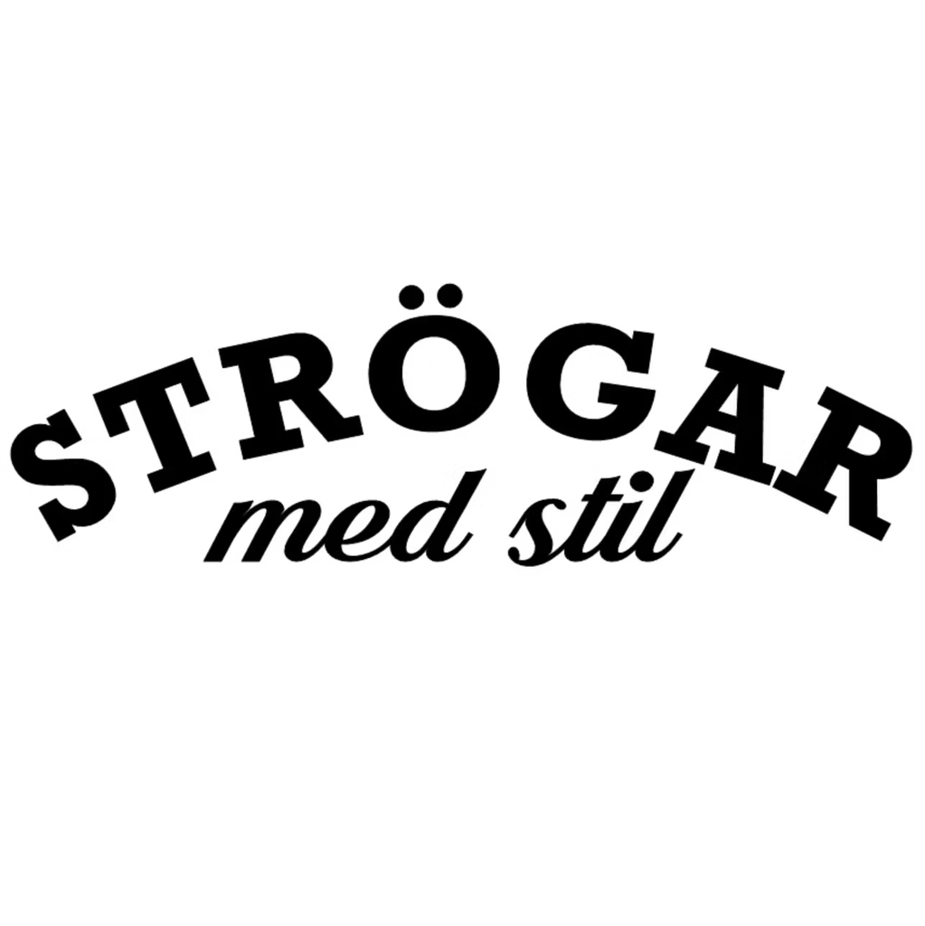 Strögar med stil Dekal - 20cm, Guld