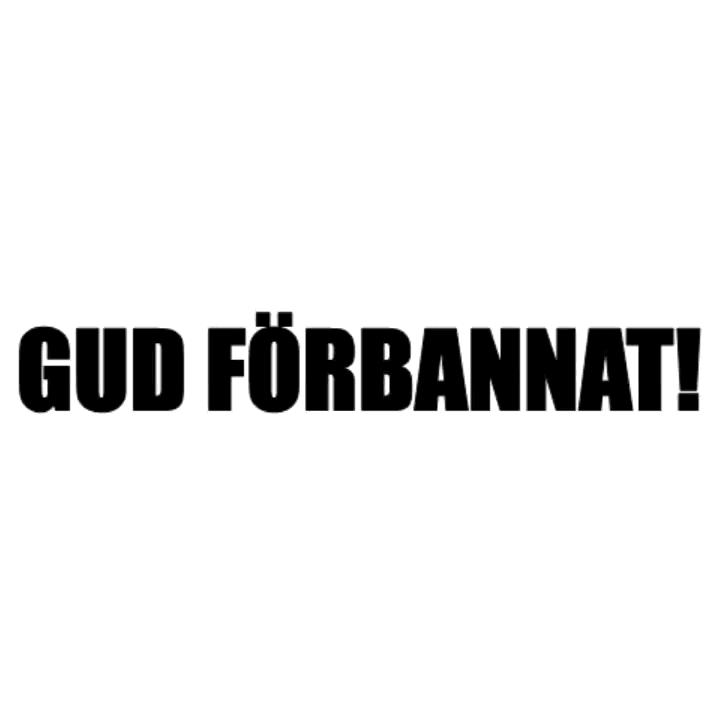 Gud Förbannat! Version 2 Dekal - 80cm, Guld