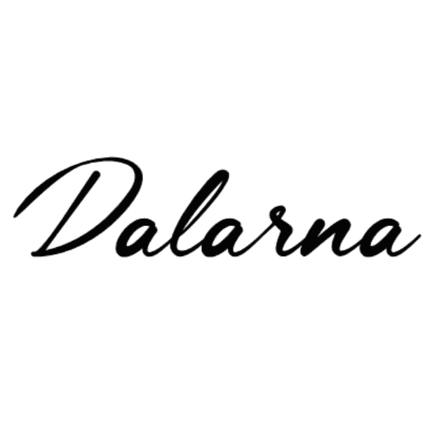 Dalarna nr 3 Dekal - 20cm, Guld