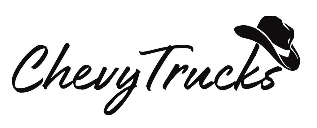Chevy Trucks Dekal - 20cm, Guld