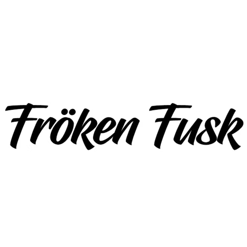 Fröken Fusk Dekal - 30cm, Orange