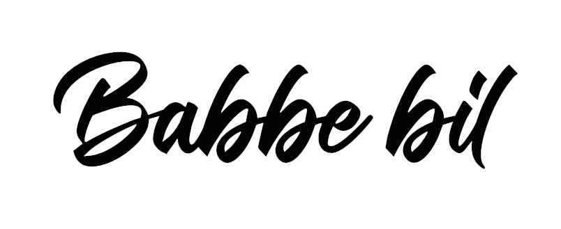Babbe Bil Dekal - 80cm, Rosa