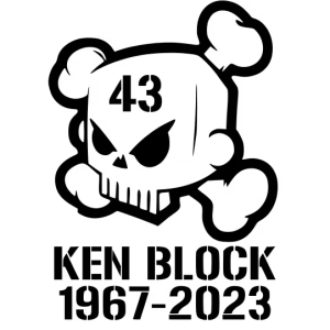 KEN BLOCK 1967 - 2023 Dekal