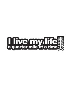 I live my life Dekal
