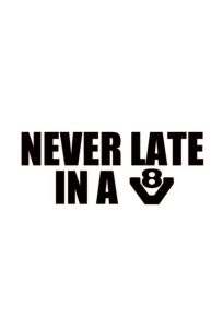 Never late in a V8 Nr 2 Dekal