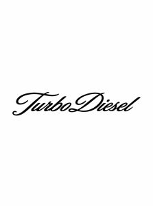 Turbo Diesel Nr 2 Dekal