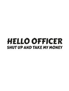 HELLO OFFICER Dekal