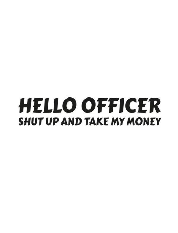 HELLO OFFICER Dekal
