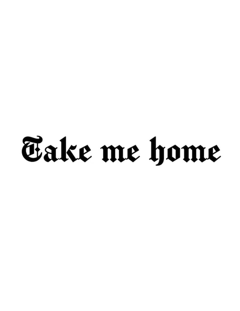Take me home Dekal