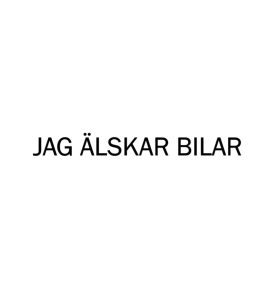 Jag älskar bilar Dekal