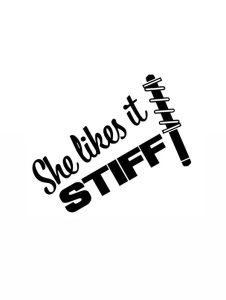 She likes it STIFF Dekal