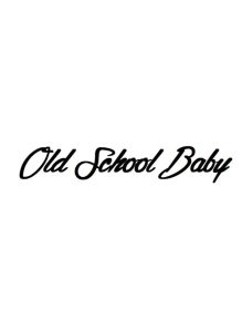 Old School Baby Dekal
