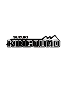 Suzuki KINGQUAD Dekal