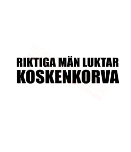 Riktiga Män Luktar Koskenkorva Dekal