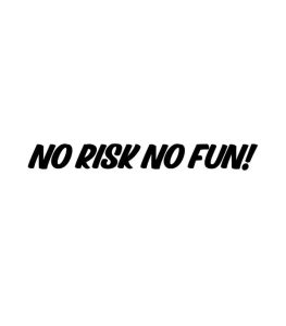 NO RISK NO FUN! Dekal