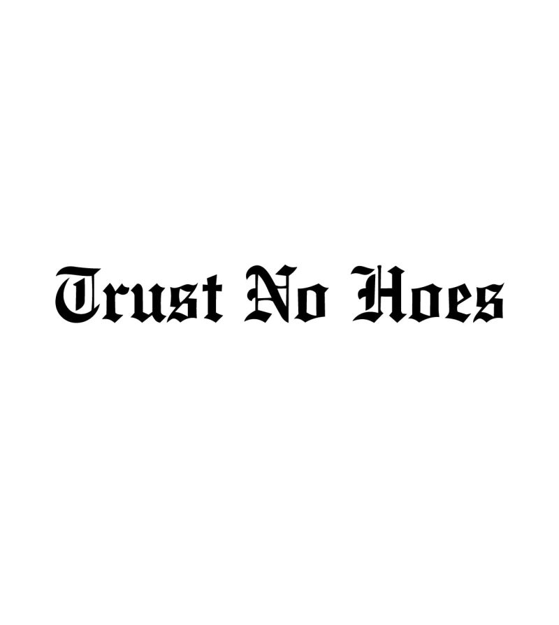 Trust No Hoes Dekal