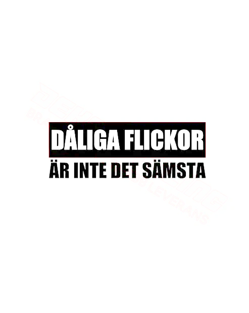 Dåliga flickor är inte det sämsta Dekal