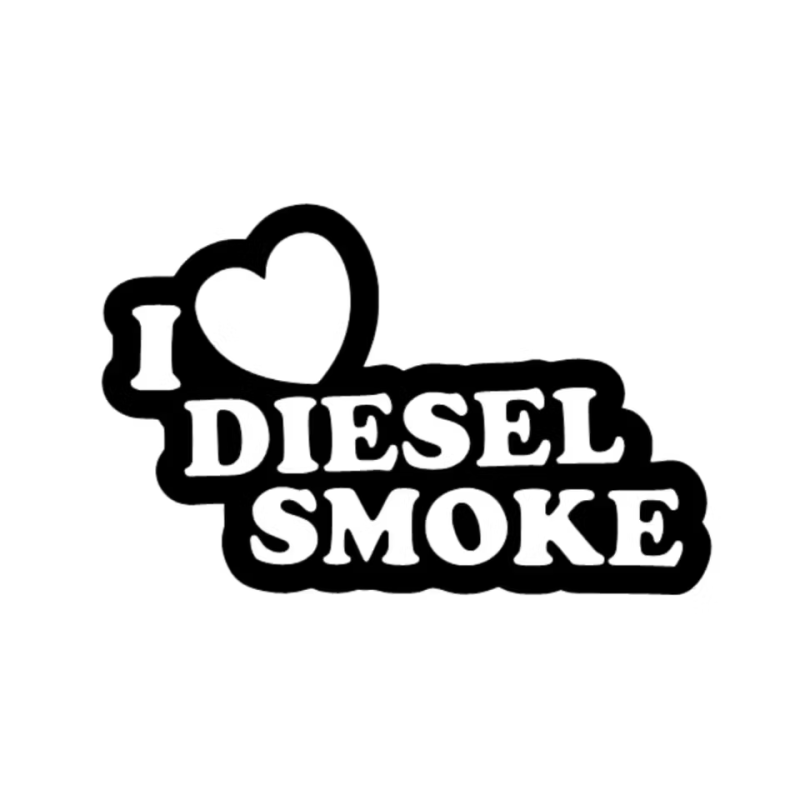 I Love Diesel Smoke Dekal