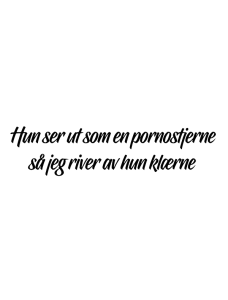 Hun ser ut som en pornostjerne… Dekal
